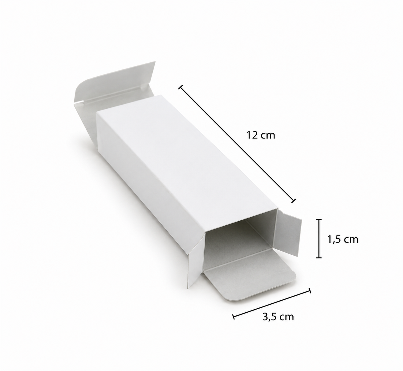 Uk. 3,5x1,5x12cm Dus Kemasan Packaging Duplex 310 gram - Gambar 2