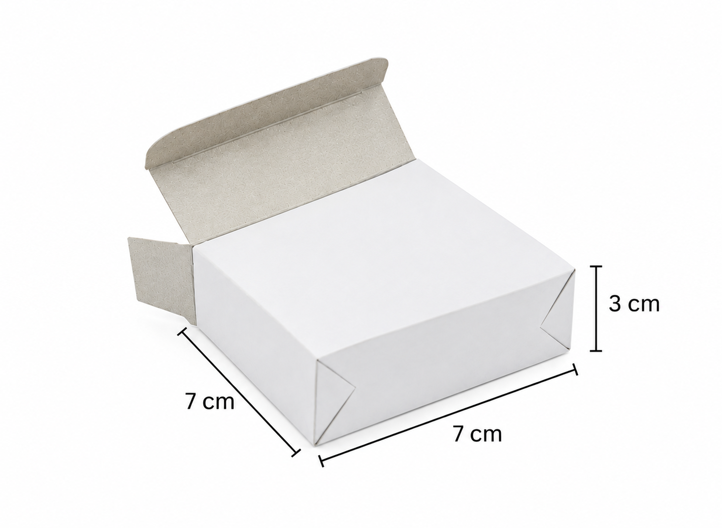 Uk. 7x3x7cm Kardus Packaging Duplex 310 gram - Gambar 2