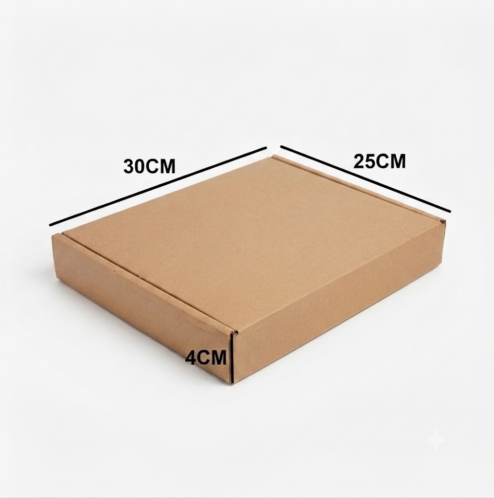 Uk. 30x25x4cm Box Pizza Polos Tebal Kuat