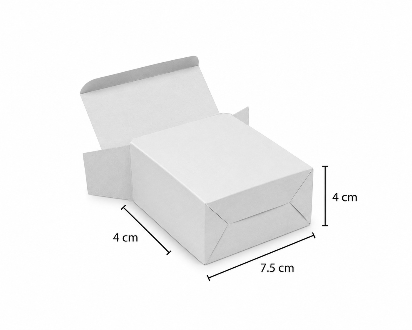 Uk.7,5x4x4cm Dus Packaging Duplex 310 gram Polos - Gambar 2